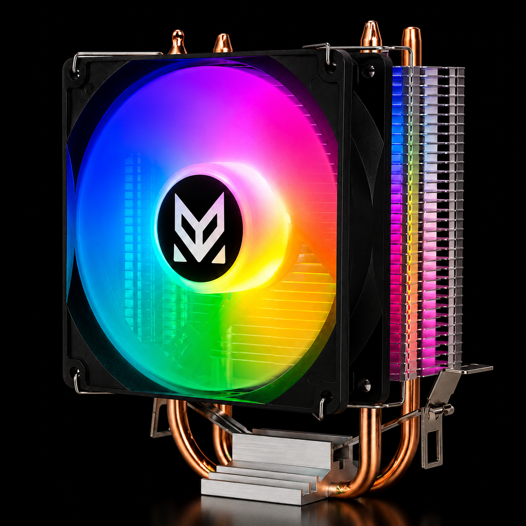 Cooler Gamer Maxcool MX-9201S LED 92mm | Compatível Intel e AMD | Até 115W TDP